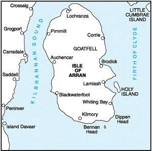 Map of Arran